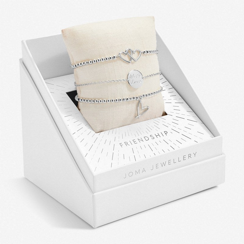 Joma Jewellery Celebrate You Gift Box 3 Bracelets Friendship 6274 main