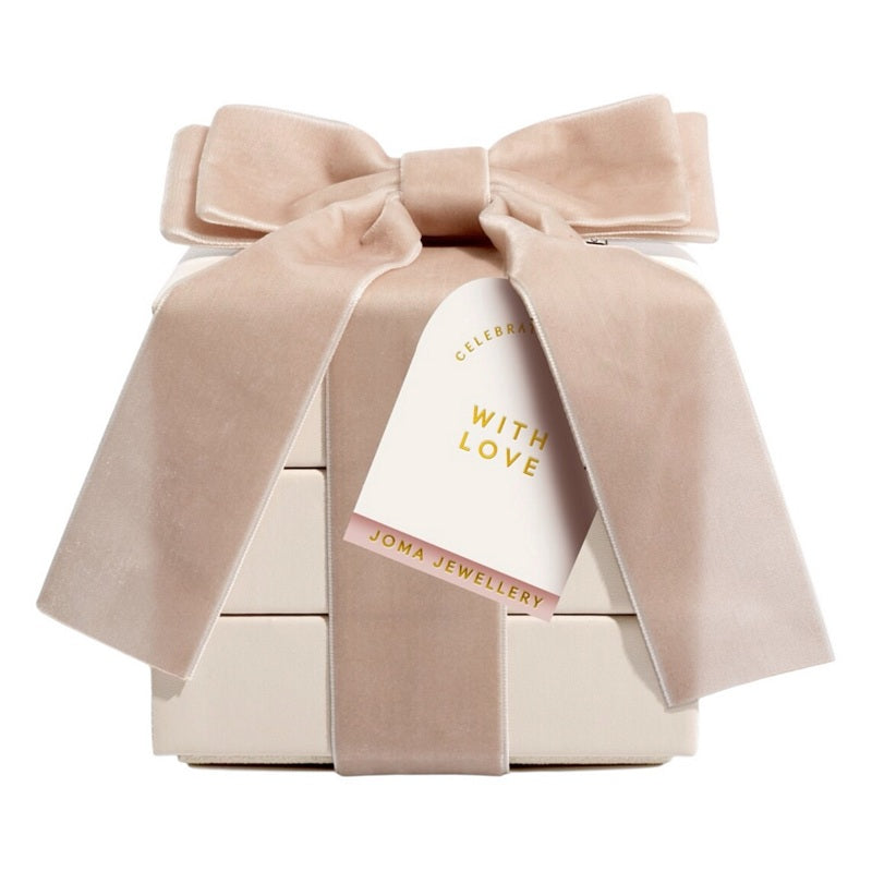 Joma Jewellery Celebration Stack Gift Set With Love Bracelet Necklace and Earrings 9849 front