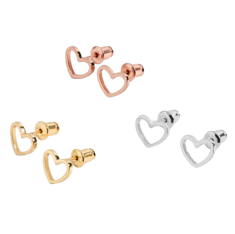 Joma Jewellery Florence Heart Earring Trio 5892 selection