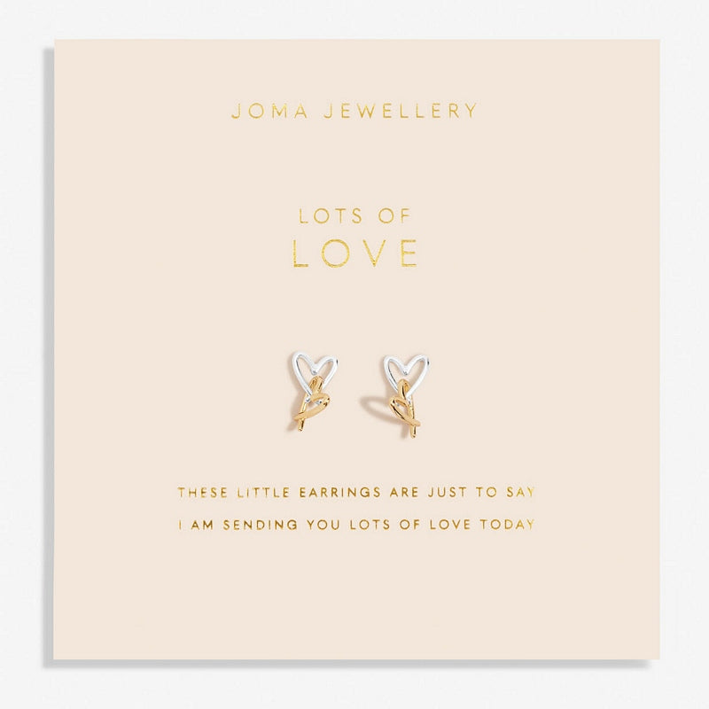 Joma Jewellery Forever Yours Lots Of Love Earrings 6767 main