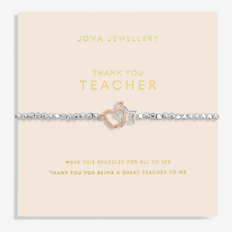 Joma Jewellery Forever Yours Thank You Teacher Bracelet 6881 main