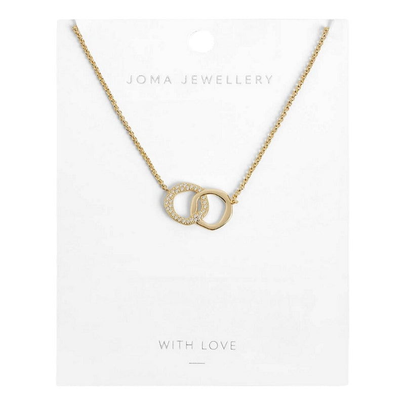 Joma Jewellery Golden Hour Necklace 5917 on card