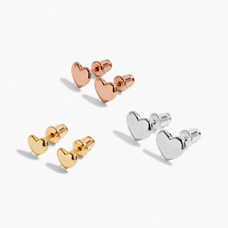 Joma Jewellery Graduating Hearts Earrings 6395 Main