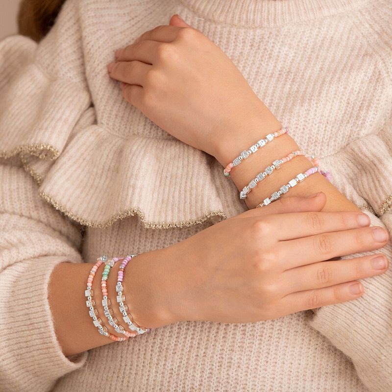 Joma Jewellery Happy Little Moments Be Happy Child's Bracelet C737 on model