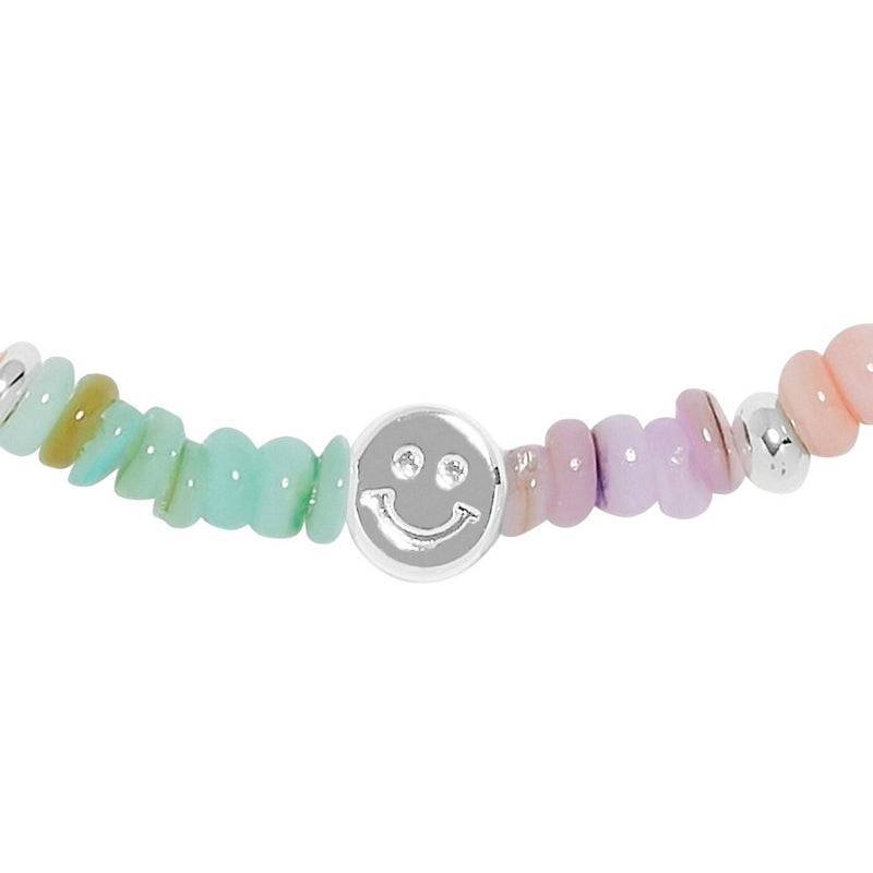 Joma Jewellery Happy Little Moments Be Happy Child's Bracelet C737 smiley face bead