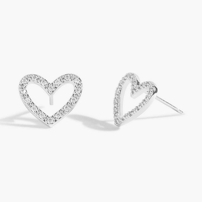 Joma Jewellery Lila Heart Earring Duo 5913 style 2