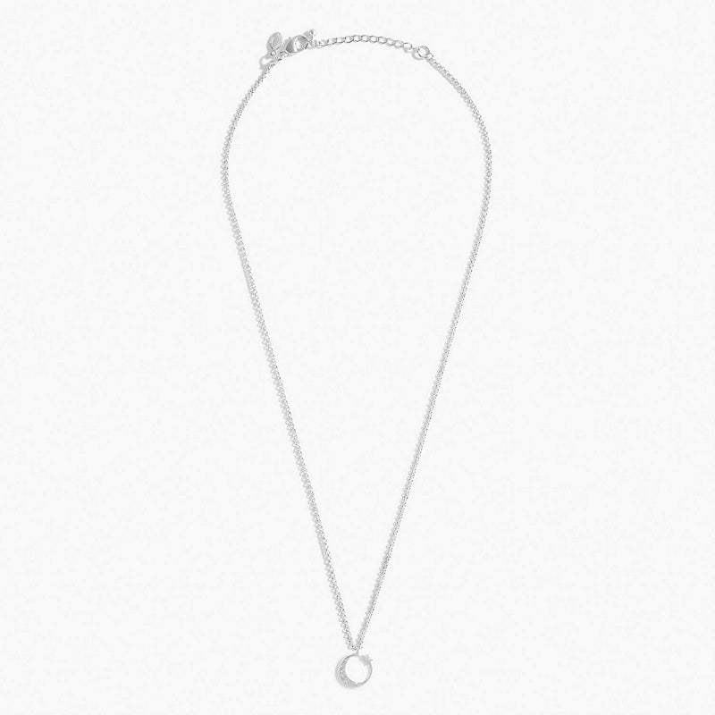 Joma Jewellery Moon Silver Necklace 6396 main