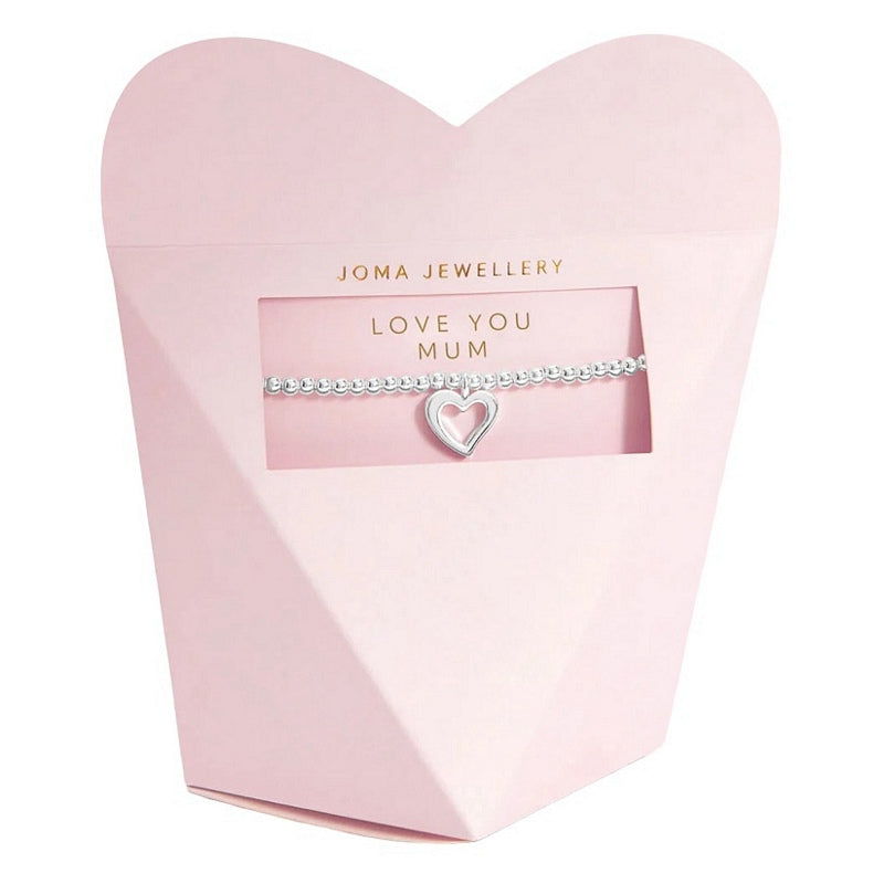 Joma Jewellery Mother's Day I Love You Mum Bracelet Gift Box 6962 packaging