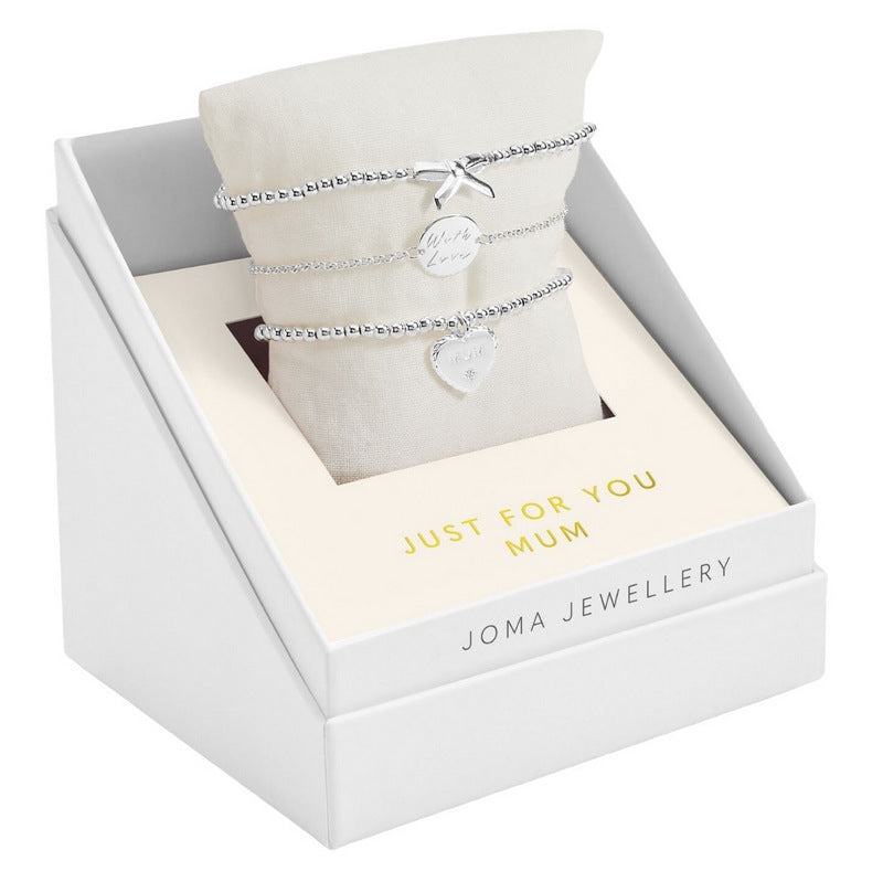 Joma Jewellery Mother's Day Just For You Mum 3 Bracelet Gift Box 6958 main