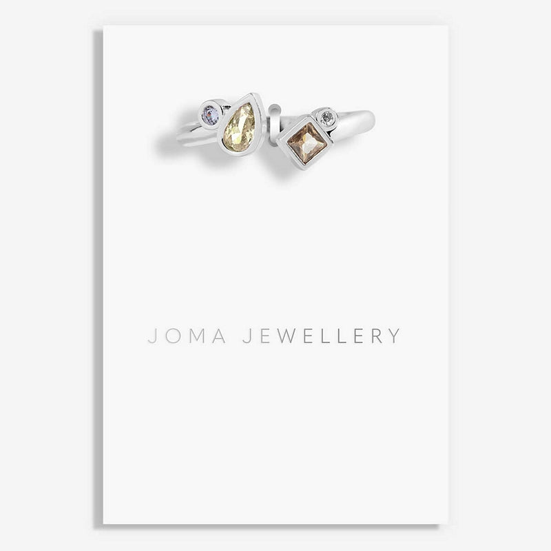 Joma Jewellery Radiant Treasures Ring 5840 on card