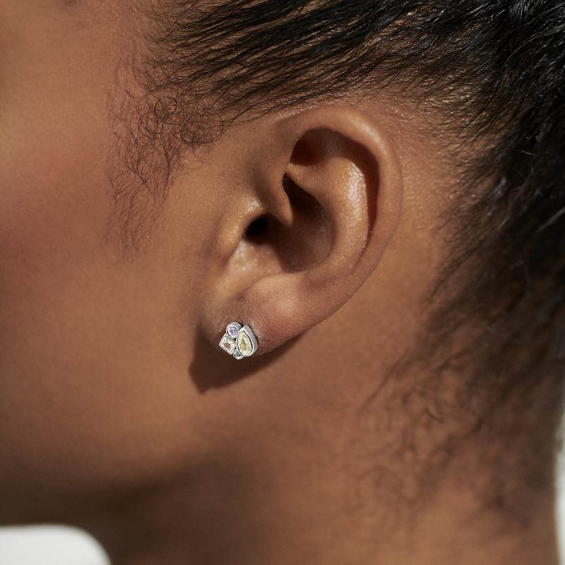 Joma Jewellery Radiant Treasures Stud Earrings 5839 on model