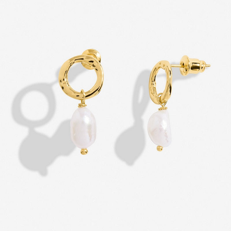 Joma Jewellery Solaria Baroque Pearl Earrings 7162 front