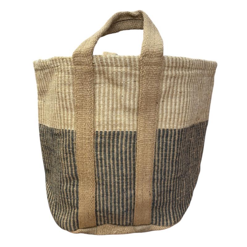 Jute Storage Basket Natural Brown front