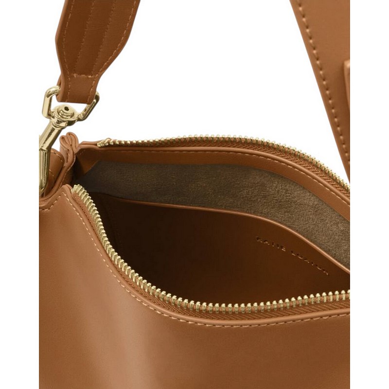 Katie Loxton Anya Crossbody Bag Caramel KLB4457 open