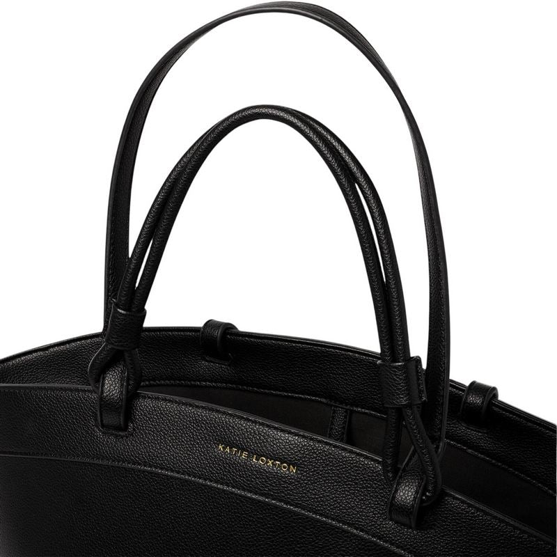 Katie Loxton Asha Tote Bag in Black KLB3950 handles