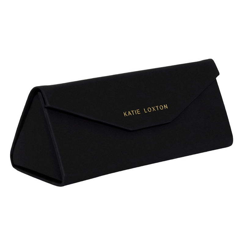 Katie Loxton Bali Sunglasses in Gold Metal KLSG066 case