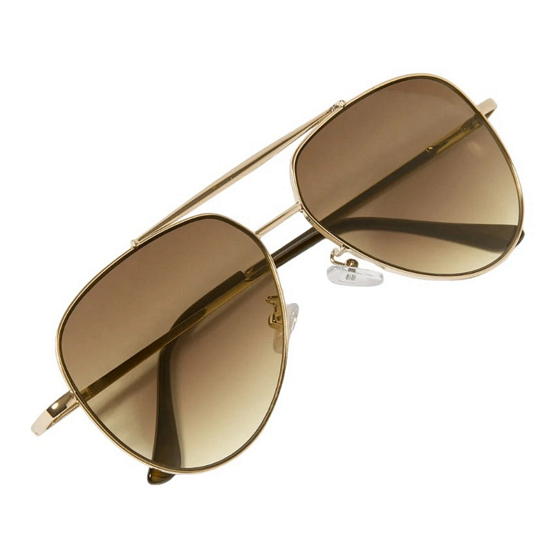 Katie Loxton Bali Sunglasses in Gold Metal KLSG066 folded