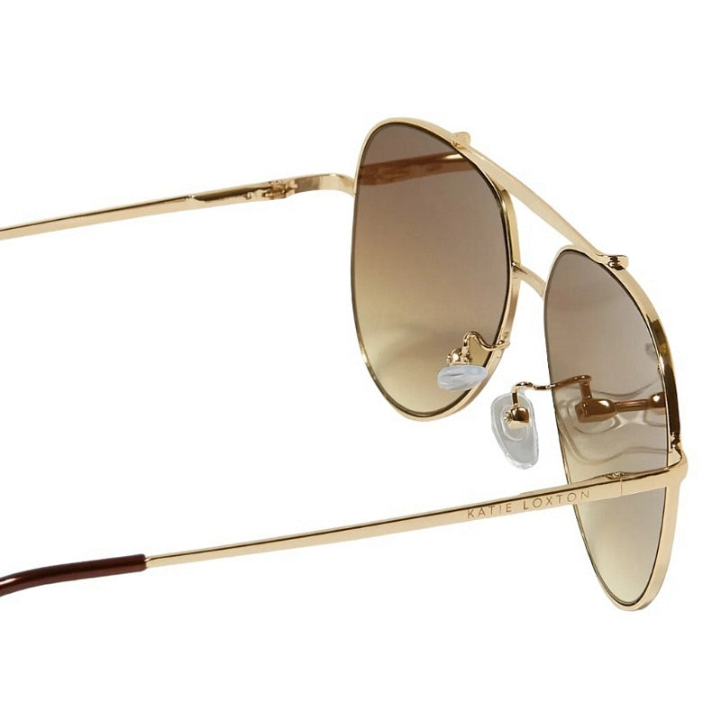 Katie Loxton Bali Sunglasses in Gold Metal KLSG066 side