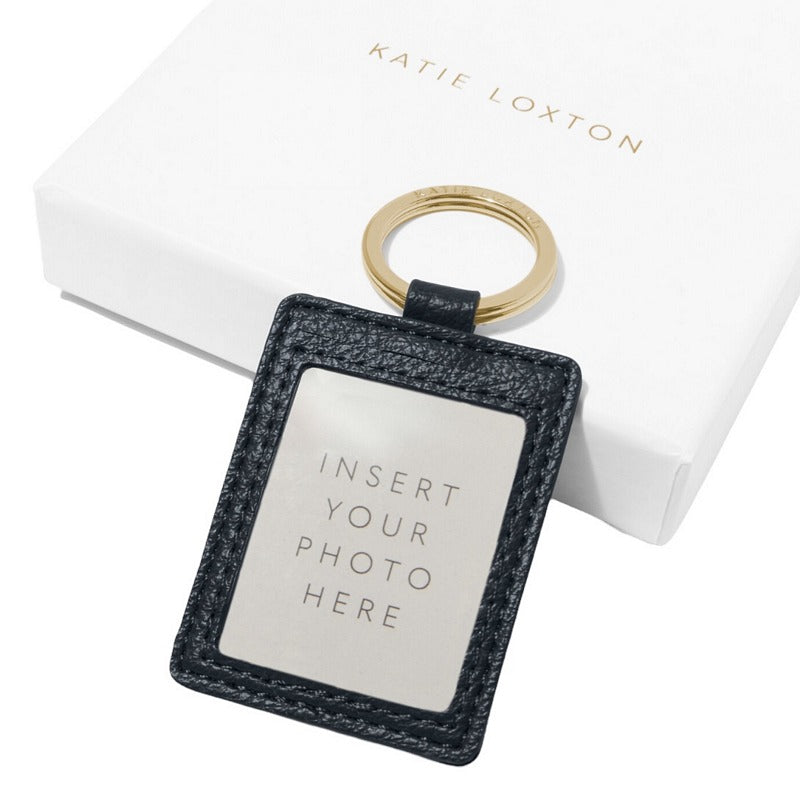 Katie Loxton Beautifully Boxed Photo Keyring Forever Family in Navy KLB3053 rear