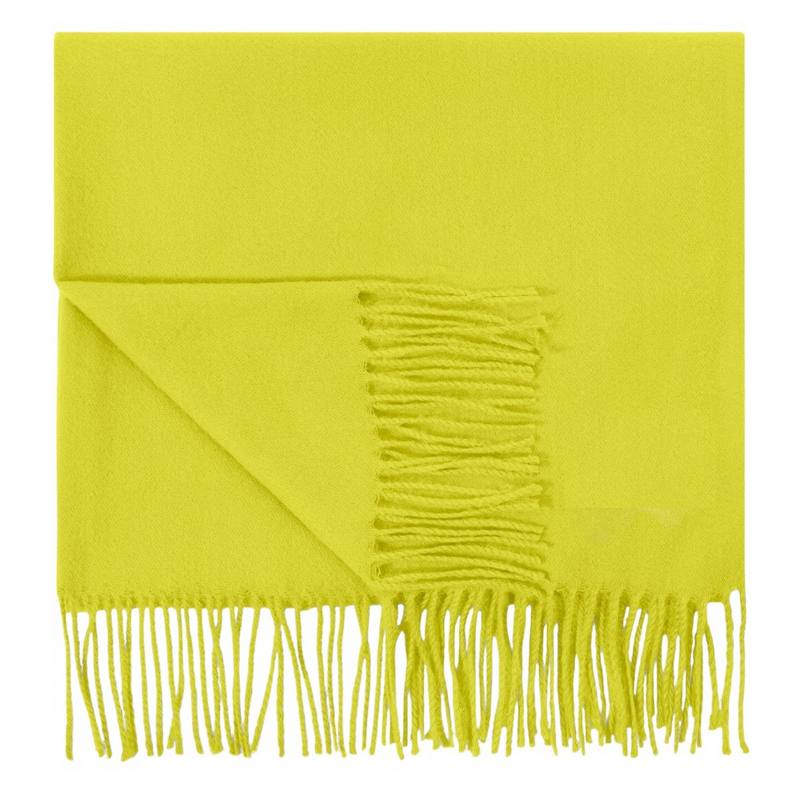 Katie Loxton Blanket Scarf in Lime Green KLS571 folded