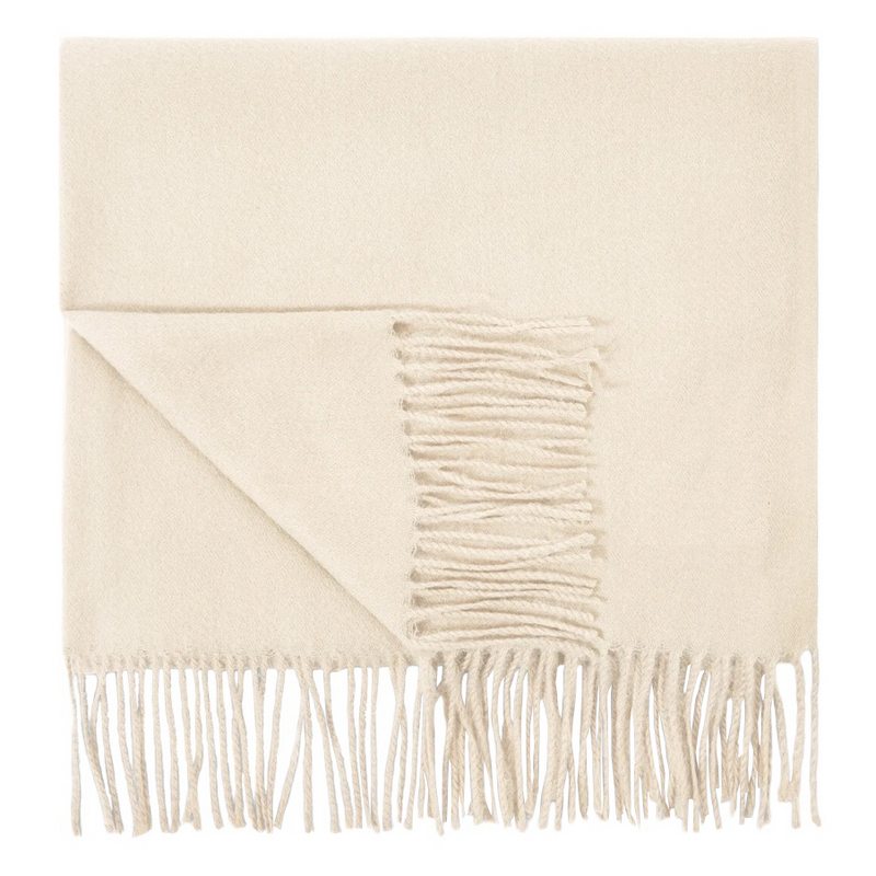 Katie Loxton Blanket Scarf in Off White KLS570 folded