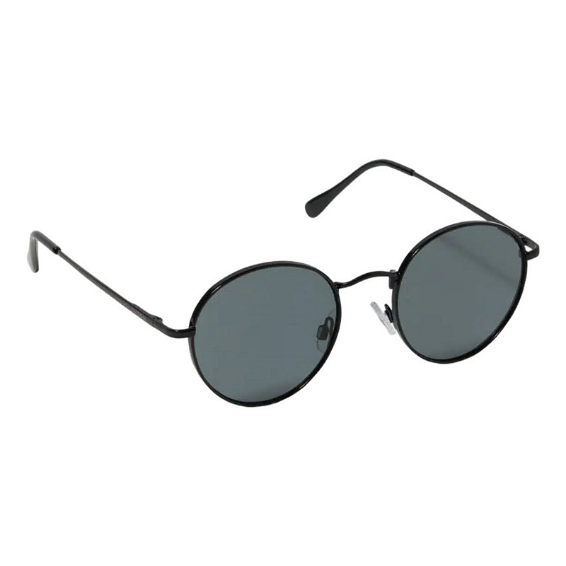 Katie Loxton Cannes Sunglasses in Black Metal KLSG070 angled