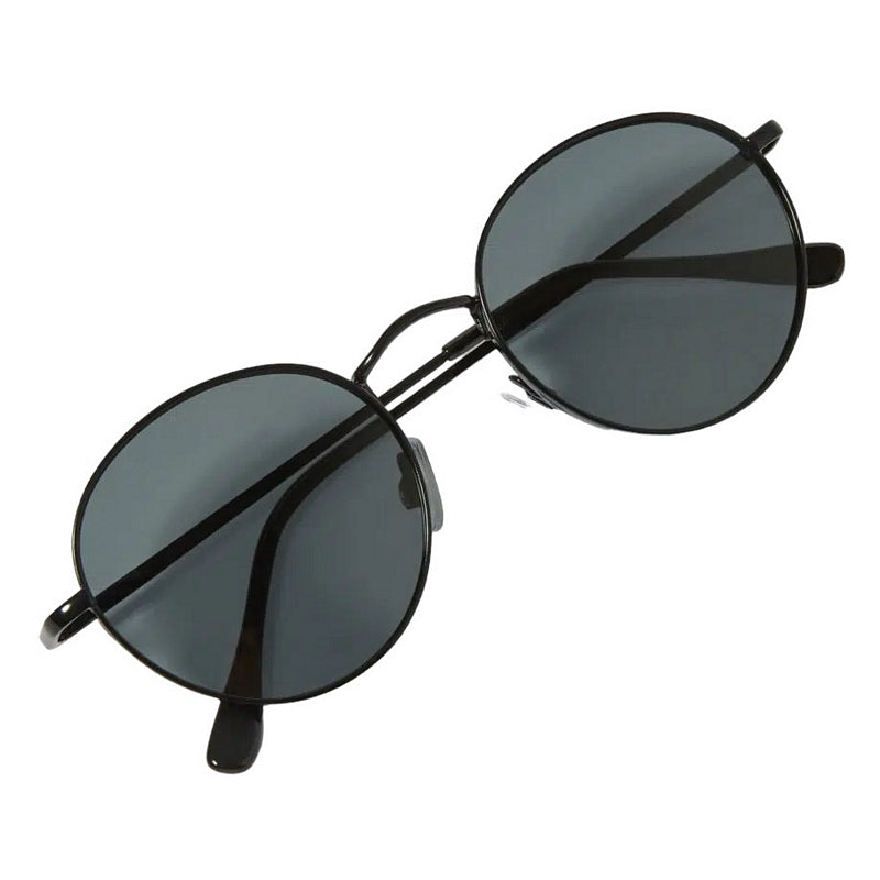Katie Loxton Cannes Sunglasses in Black Metal KLSG070 folded