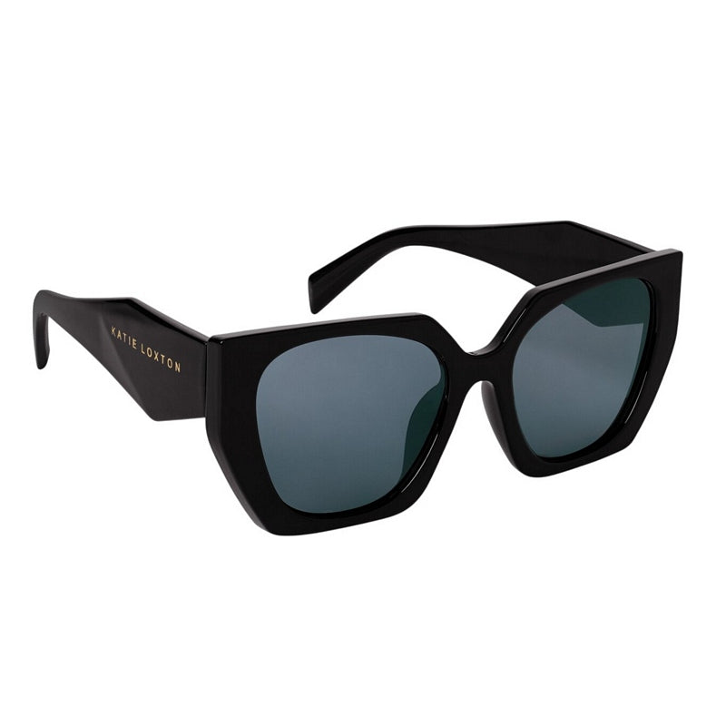 Katie Loxton Corsica Sunglasses in Black KLSG089 angle