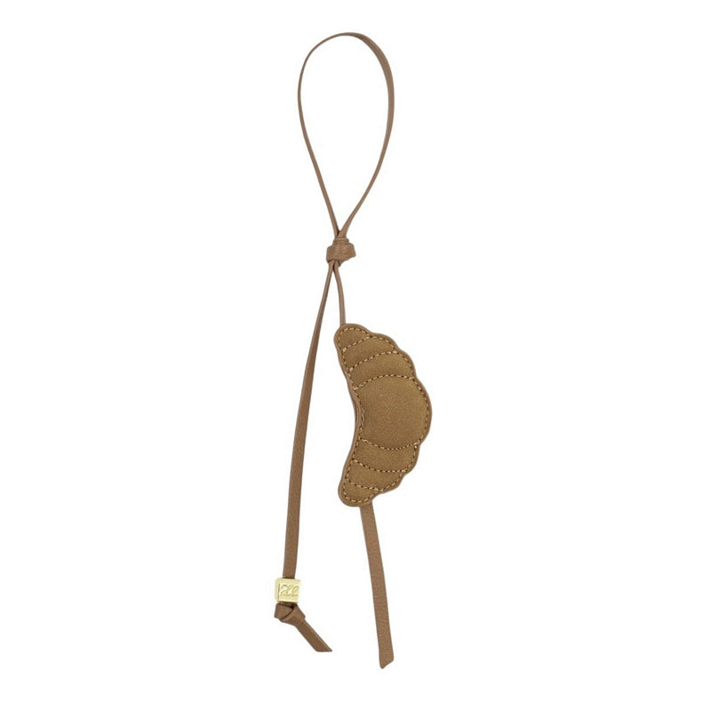 Katie Loxton Croissant Bag Charm Caramel KLB4602 front
