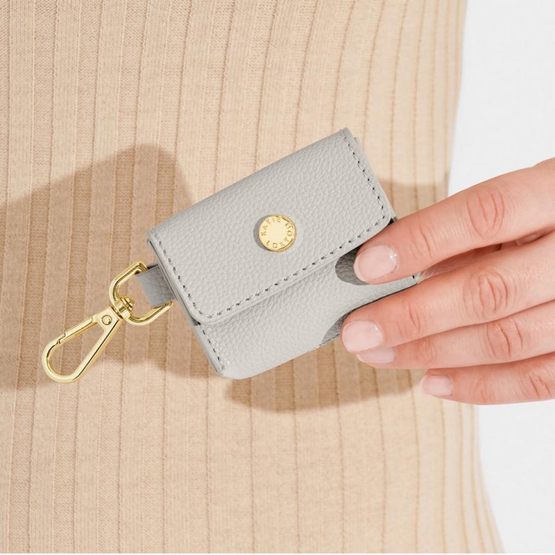 Katie Loxton Evie Clip On Airpod Case in Cool Grey KLB2888 lifestyle 1