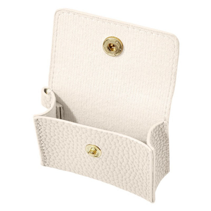 Katie Loxton Evie Clip On Airpod Case in Eggshell KLB2886 open
