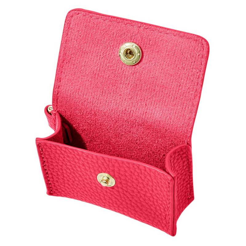 Katie Loxton Evie Clip On Airpod Case in Fuchsia KLB2889 open