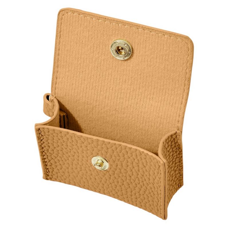 Katie Loxton Evie Clip On Airpod Case in Tan KLB3231 open