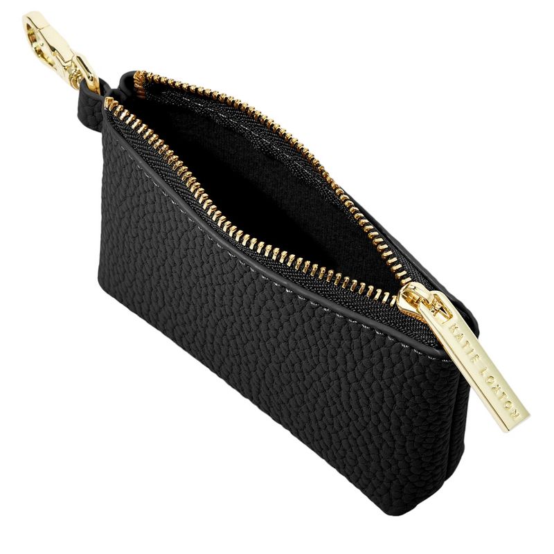 Katie Loxton Evie Clip On Coin Purse in Black KLB2878 side