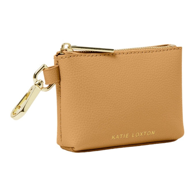 Katie Loxton Evie Clip On Coin Purse in Tan KLB3227 main