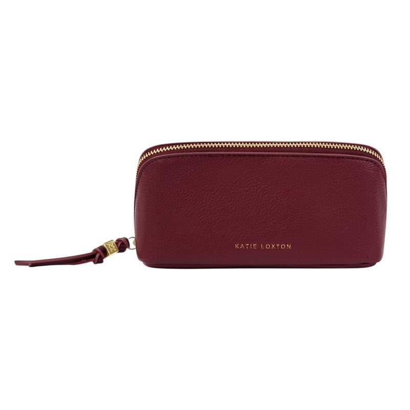 Katie Loxton Fold-Out Mirror Make Up Bag Cherry KLB4296 front