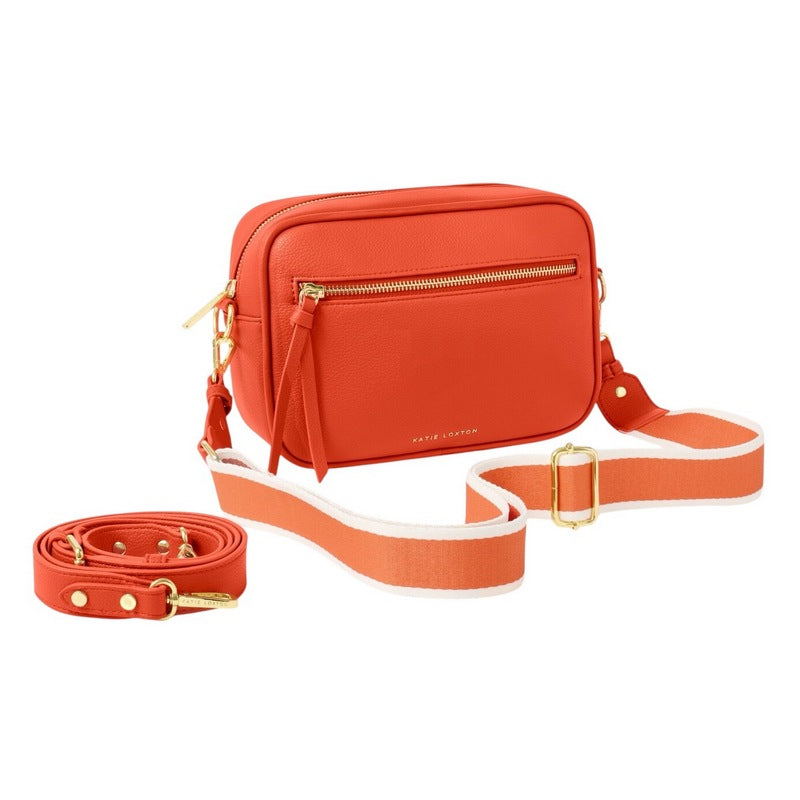 Katie Loxton Hallie Crossbody Bag in Deep Orange Medium KLB3915 main