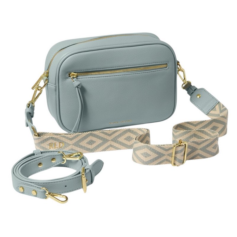 Katie Loxton Hallie Crossbody Bag in Duck Egg Blue Medium KLB3714 main