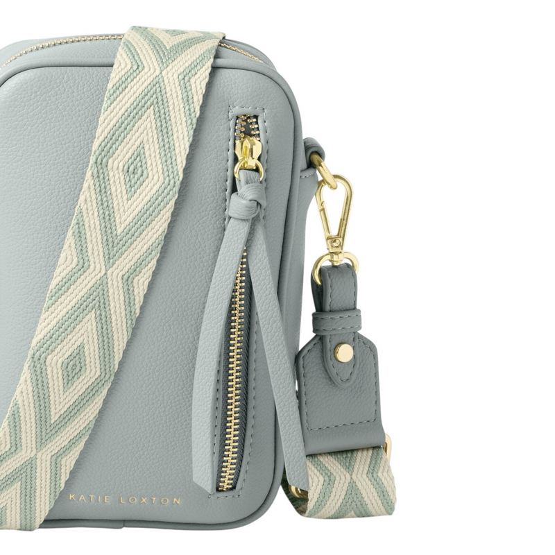 Katie Loxton Hallie Crossbody Bag in Duck Egg Blue Small KLB3911 detail