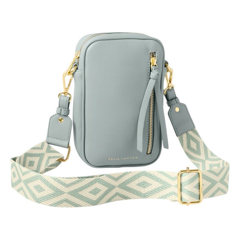 Katie Loxton Hallie Crossbody Bag in Duck Egg Blue Small KLB3911 front