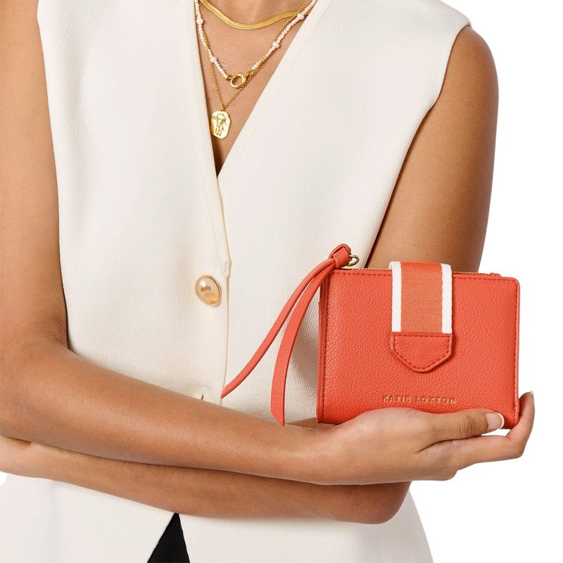 Katie Loxton Hallie Purse in Deep Orange KLB3859 with model