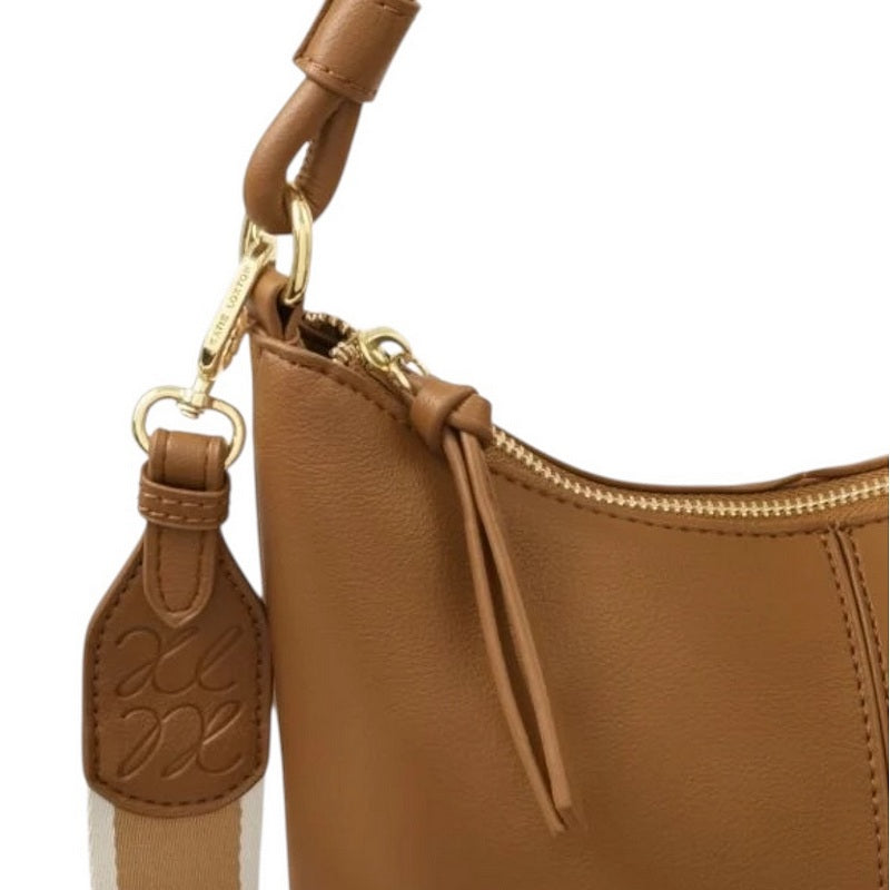 Katie Loxton Hallie Satchel Bag Caramel KLB4433 detail