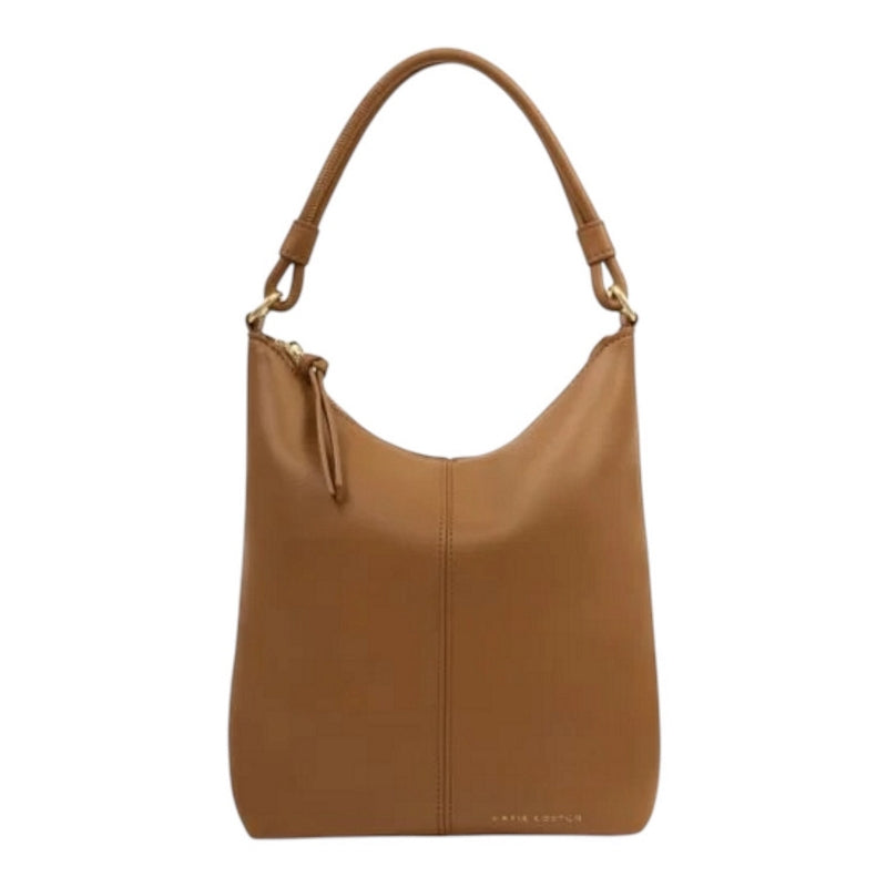 Katie Loxton Hallie Satchel Bag Caramel KLB4433 front