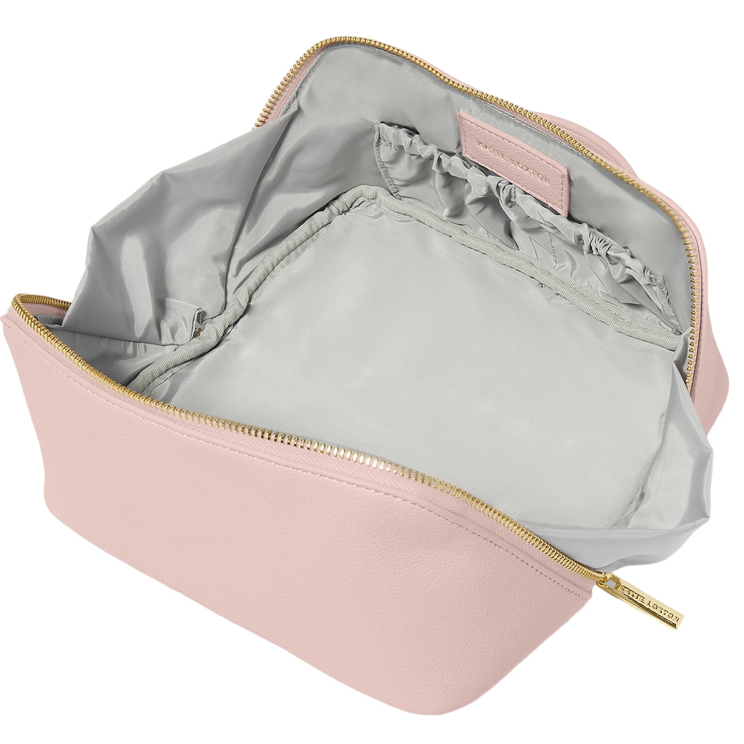 Katie Loxton Makeup Wash Bag Medium in Pink KLB3351 open