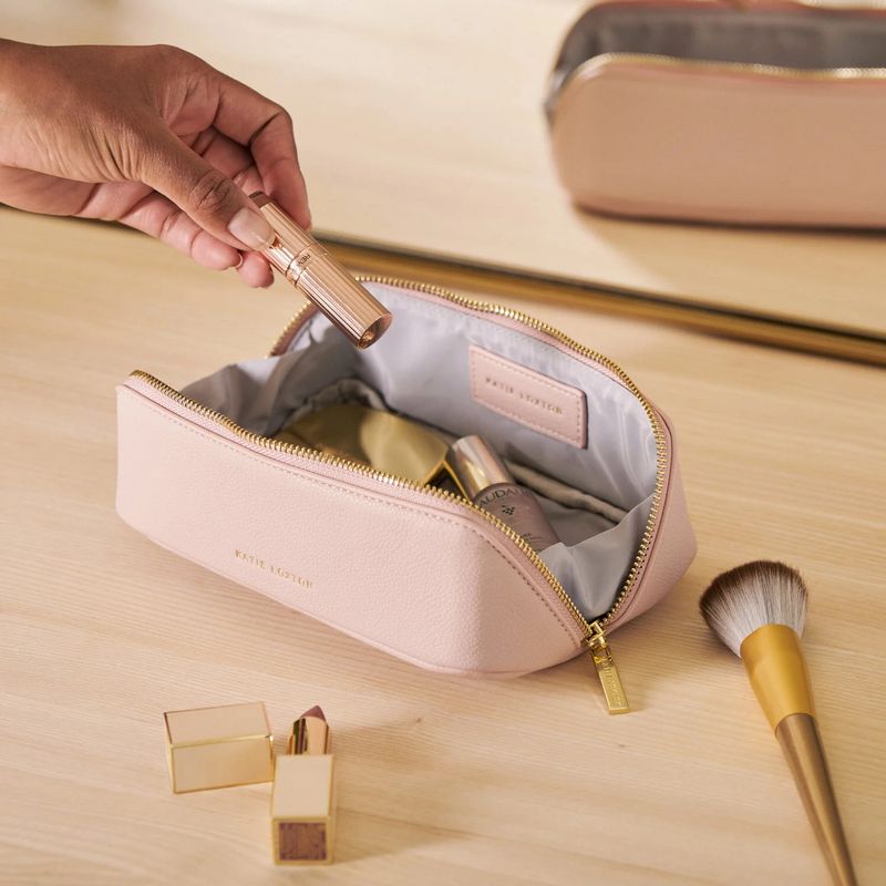 Katie Loxton Makeup and Wash Bag Small in Pink KLB3355 lifestyle