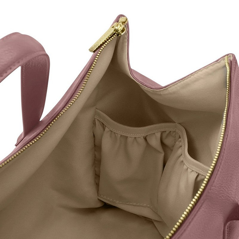 Katie Loxton Milan Cabin Bag Deep Rose KLB4291 inside