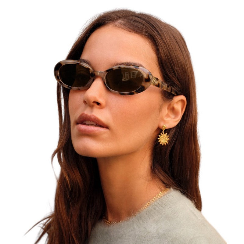Katie Loxton Nissi Sunglasses Light Tortoiseshell KLSG112 on model 2