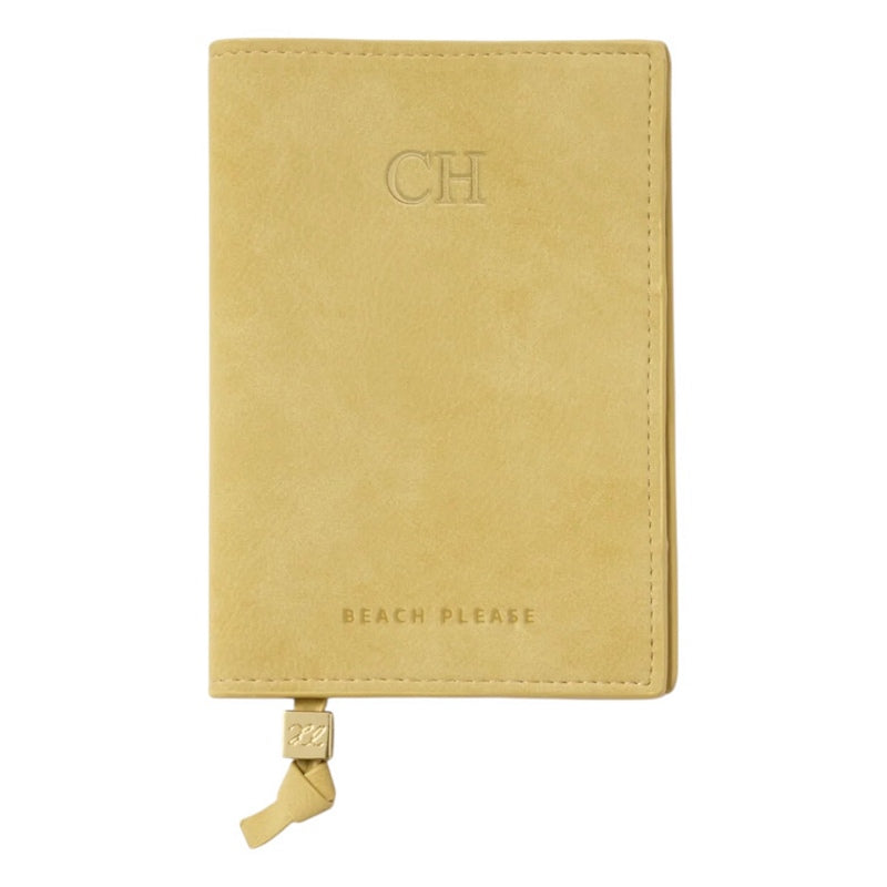 Katie Loxton Passport Cover Beach Please Butter Yellow KLB4534 front