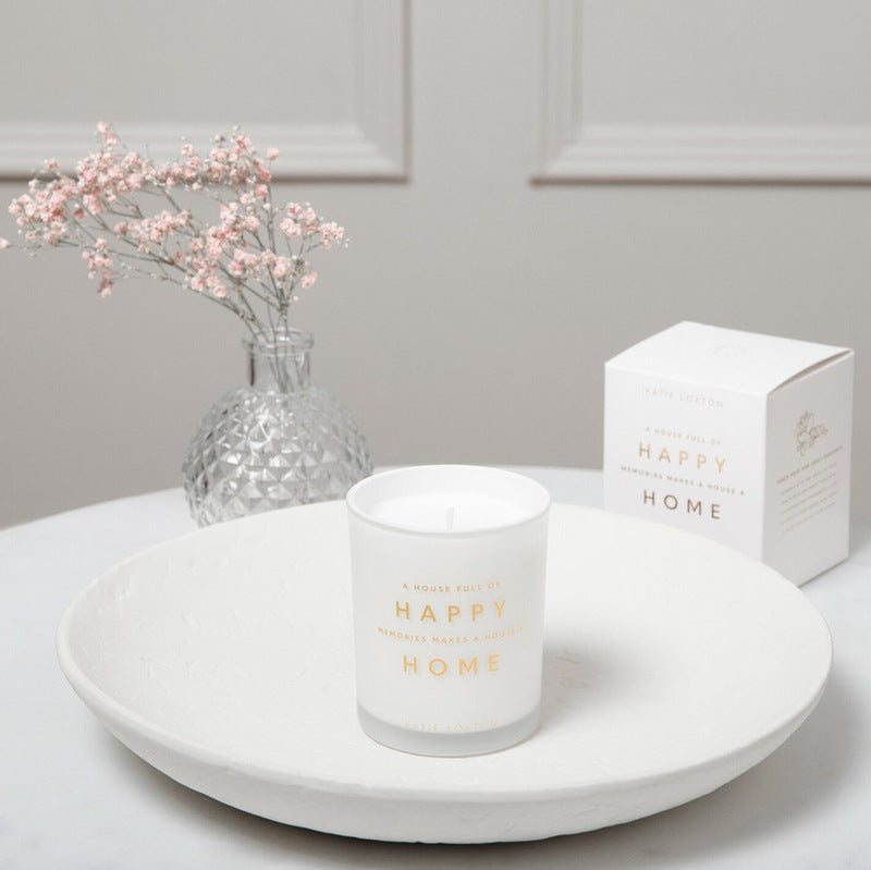 Katie Loxton Peach Rose & Sweet Mandarin Candle Happy Home KLC325 lifestyle