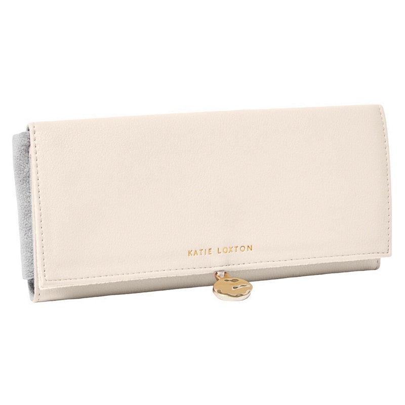 Katie Loxton Pebble Jewellery Roll Choose To Shine in Eggshell KLB3016 main